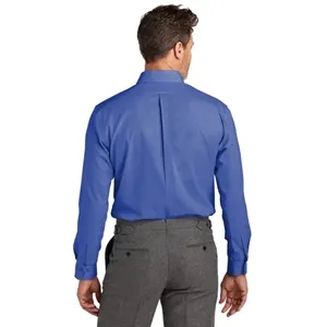 Brooks Brothers Tall Wrinkle-Free Stretch Nailhead Shirt | https://www.bestnamebadges.com