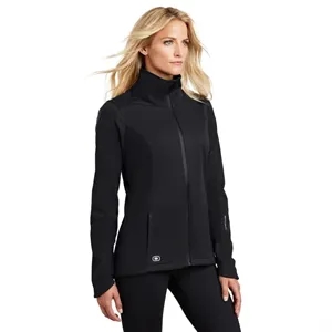 OGIO Women's Crux Soft Shell. | https://www.bestnamebadges.com