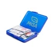 12pcs Compact Hard Case First Aid Kit | https://www.bestnamebadges.com