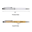 Crystal Stylus Retractable Ballpoint Pen | https://www.bestnamebadges.com
