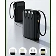 Solar Power Bank With Built In Cables And Led Indicator | https://www.bestnamebadges.com