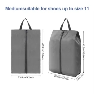 Travel-Shoe-Storage-Bag-With-Zipper-And-Handle