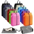 Travel Shoe Storage Bag With Zipper And Handle | https://www.bestnamebadges.com
