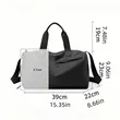 Water Resistant Travel Duffel Bag With Shoe Compartment | https://www.bestnamebadges.com
