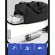 Water Resistant Travel Duffel Bag With Shoe Compartment | https://www.bestnamebadges.com