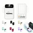 Portable 20000mAh Power Bank With Flashlight And Cables | https://www.bestnamebadges.com