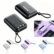 10000mAh Fast Charging Power Bank With Built In Cables | https://www.bestnamebadges.com