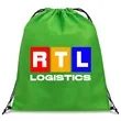 Drawstring Non Woven Tote Bags | https://www.bestnamebadges.com