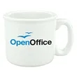 15 Ounce Solid Color Ceramic Campfire Mug | https://www.bestnamebadges.com
