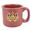 15 Ounce Solid Color Ceramic Campfire Mug | https://www.bestnamebadges.com
