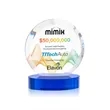 Matlow Circle VividPrint™ Award - Blue | https://www.bestnamebadges.com