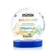 Matlow Circle VividPrint™ Award - Blue | https://www.bestnamebadges.com