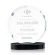 Matlow Circle Award - Black | https://www.bestnamebadges.com