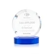 Matlow Circle Award - Blue | https://www.bestnamebadges.com