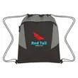 Tahoe Heathered Drawstring Backpack | https://www.bestnamebadges.com