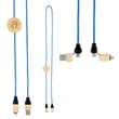 3' 60W Bamboo & rPET Fast Charging Cable | https://www.bestnamebadges.com