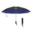 46" Arc Two-Tone rPET Inversion Umbrella | https://www.bestnamebadges.com
