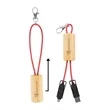 Bamboo Slider Multi-Chargin Cables | https://www.bestnamebadges.com