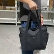 Foldable Tote Bag with Front Pocket and Carry Handles | https://www.bestnamebadges.com