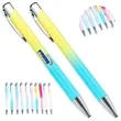 Gradient Color Ballpoint Pen with Metal Clip | https://www.bestnamebadges.com