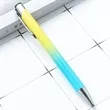 Gradient Color Ballpoint Pen with Metal Clip | https://www.bestnamebadges.com