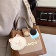 Round PU Leather Keychain with Metal Ring for Custom Logo | https://www.bestnamebadges.com