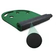 Indoor Golf Putting Mat with Return Track and Target Holes | https://www.bestnamebadges.com