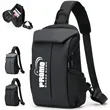 Water Resistant Sling Backpack w/ Multiple Storage Pockets | https://www.bestnamebadges.com