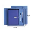 Business Gift Set with Notebook Pen Refill and Gift Bag | https://www.bestnamebadges.com