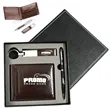 Business Gift Set with Wallet Keychain and Signature Pen | https://www.bestnamebadges.com