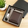 Business Gift Set with Wallet Keychain and Signature Pen | https://www.bestnamebadges.com