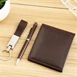 Business Gift Set with Wallet Keychain and Signature Pen | https://www.bestnamebadges.com