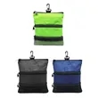 Golf Accessory Pouch with Carabiner and Zipper Pockets | https://www.bestnamebadges.com