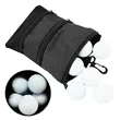 Golf Accessory Pouch with Carabiner and Zipper Pockets | https://www.bestnamebadges.com