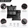 Golf Accessory Pouch with Carabiner and Zipper Pockets | https://www.bestnamebadges.com
