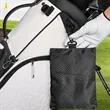 Golf Accessory Pouch with Carabiner and Zipper Pockets | https://www.bestnamebadges.com