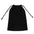 Large Velvet Drawstring Pouch | https://www.bestnamebadges.com