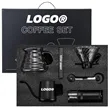 Portable Pour Over Coffee Maker Gift Set Grinder And Filter | https://www.bestnamebadges.com