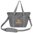 Heather Lite Insulated Lunch Bag with Strap and Pockets | https://www.bestnamebadges.com