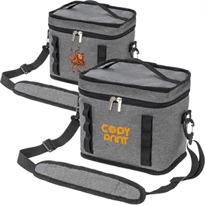 Heather Lite Insulated Lunch Bag w/ Top Handle & Strap