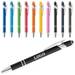 Aluminum Soft Touch Stylus Ballpoint Pen | https://www.bestnamebadges.com