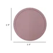 Custom Non-Slip Heat Resistant Round Silicone Coaster | https://www.bestnamebadges.com