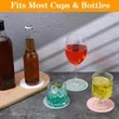 Custom Non-Slip Heat Resistant Round Silicone Coaster | https://www.bestnamebadges.com