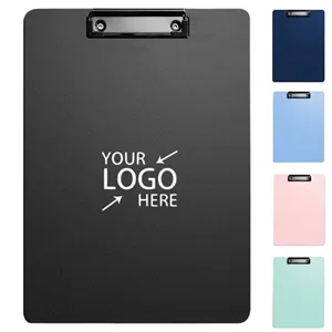A4 Standard Writing Plastic Clipboard with Metal Clip