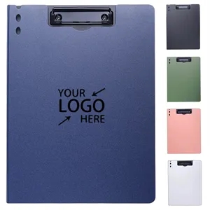 A4 Size Writing Plastic Clipboard Folder with Metal Clip