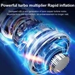 Portable Smart Digital Tire Inflator Electric Air Pump | https://www.bestnamebadges.com
