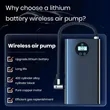Portable Smart Digital Tire Inflator Electric Air Pump | https://www.bestnamebadges.com
