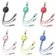 Retractable Multi USB 3-in-1 Charging Cable | https://www.bestnamebadges.com