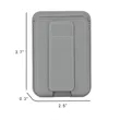 2 In 1 Slim Magnetic Leather Card Holder & Phone Stand | https://www.bestnamebadges.com
