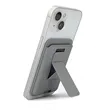 2 In 1 Slim Magnetic Leather Card Holder & Phone Stand | https://www.bestnamebadges.com